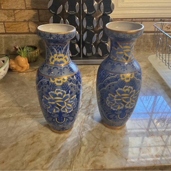 Two oriental vases from China - Picture 5 of 8